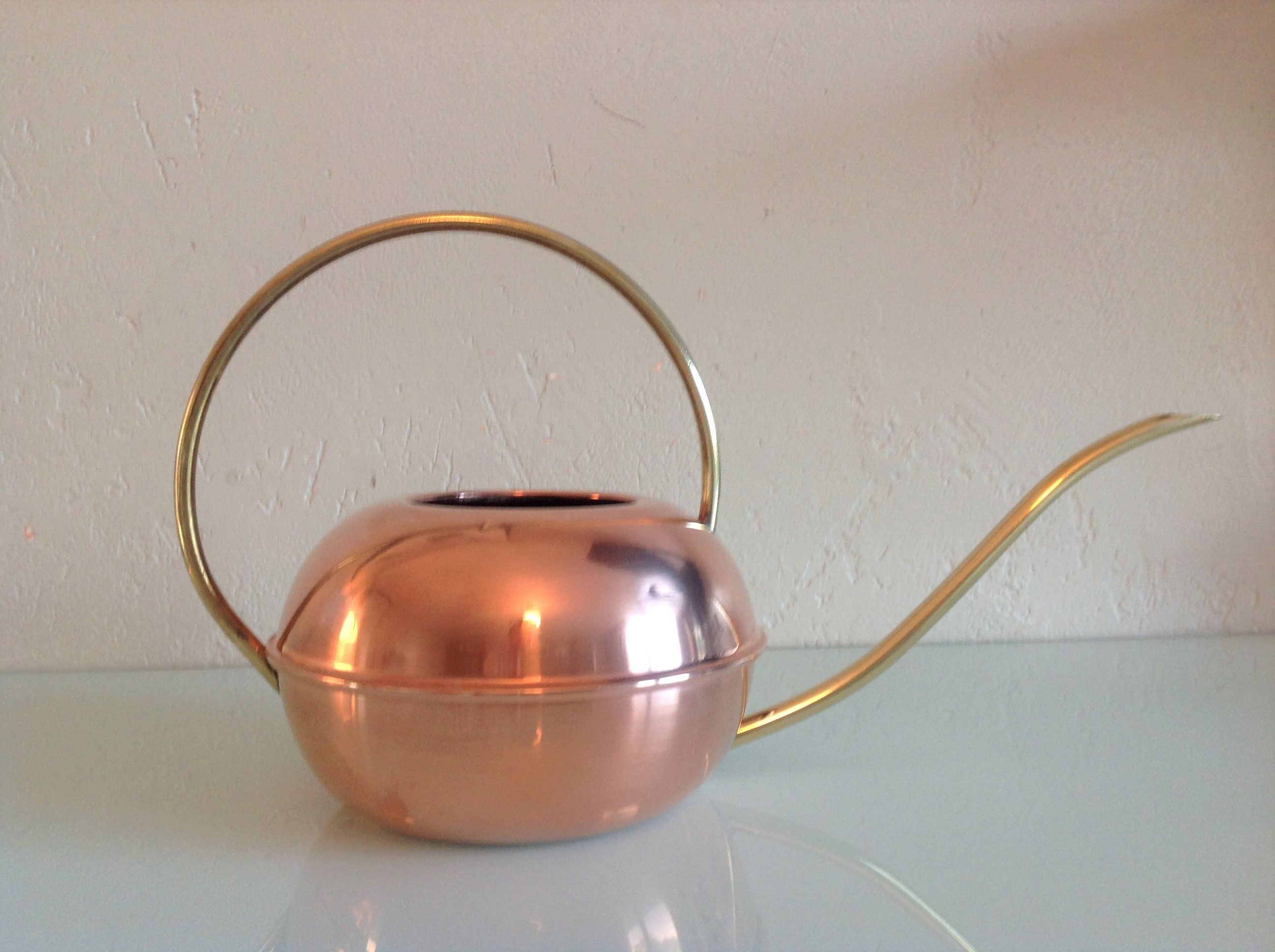 Watering can ball in red copper / vintage 60s-70s