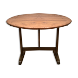 Winemaker's table, oak and solid pine, circa 1950