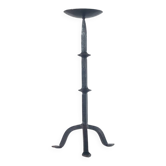 Vintage brutalist table candlestick handmade.