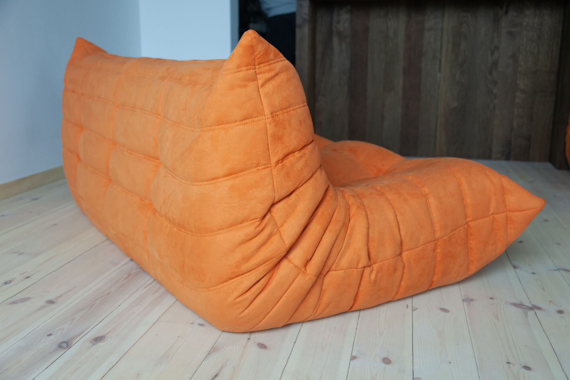 Togo 3 seater sofa in Microfiber designed by Michel Ducaroy 1973