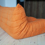 Togo 3 seater sofa in Microfiber designed by Michel Ducaroy 1973