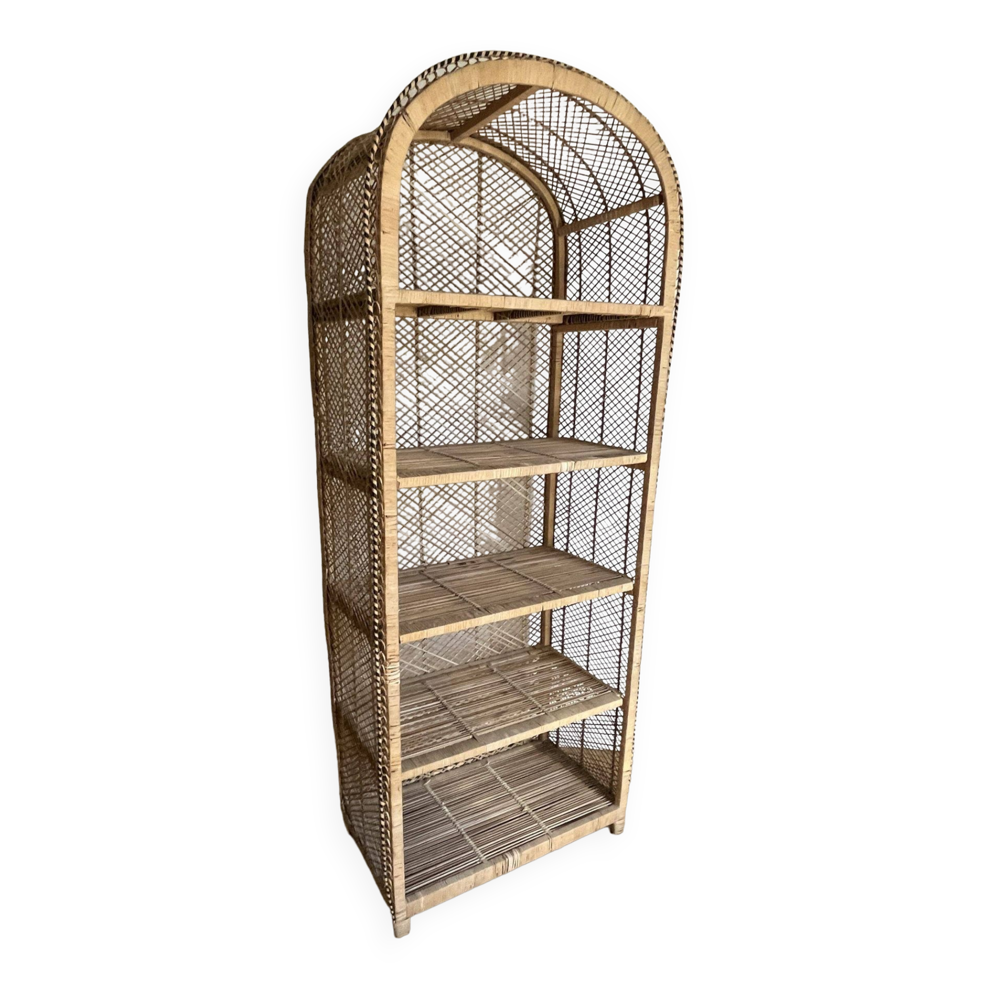 Very large vintage buri shelf