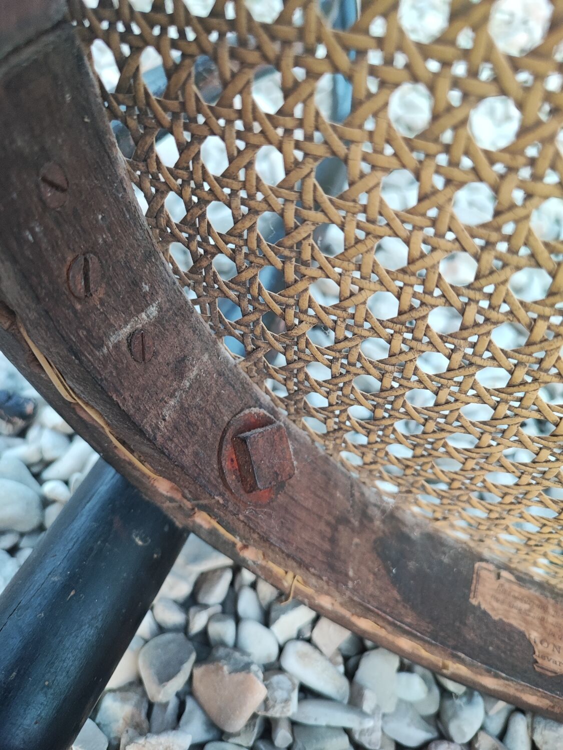 Duo de chaises cannées, Thonet Austria