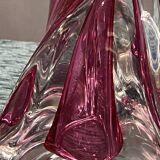 Solid crystal lamp Val Saint Lambert.