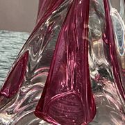 Solid crystal lamp Val Saint Lambert.