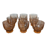 Verres roses vintages