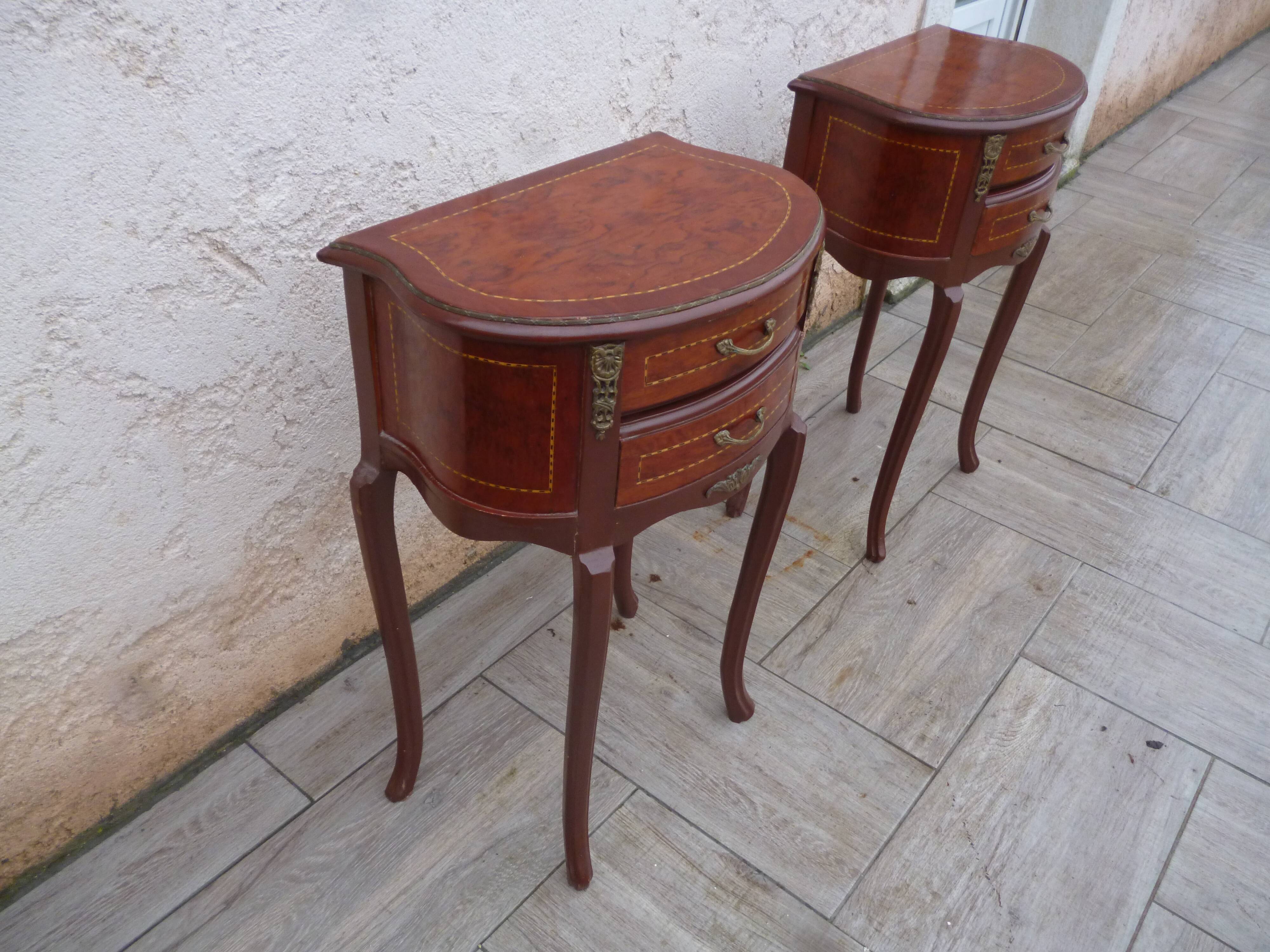 Paire de  chevets style Louis XV
