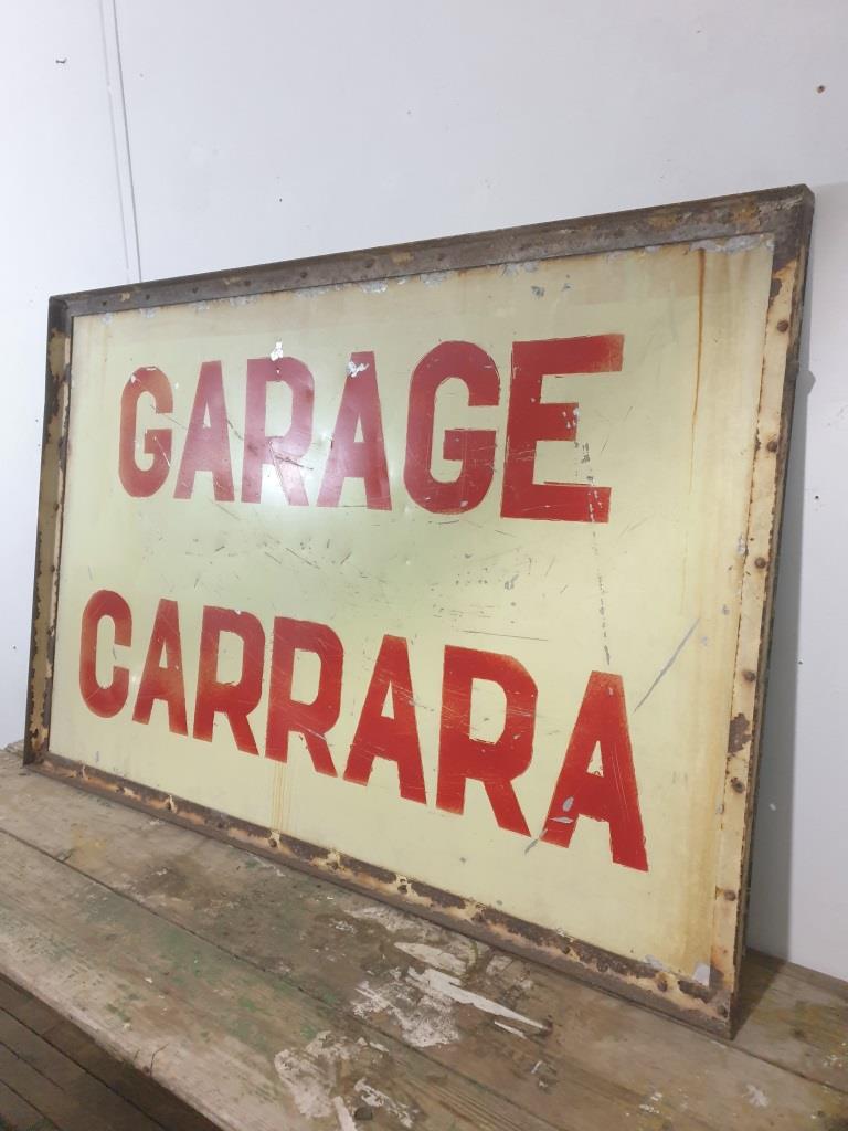 Garage sign