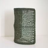 Silver gray wall lamp