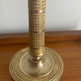 Bronze candle holder XIXth