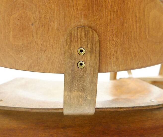 Pair of Mid-century plywood beech chairs - Ilmari Tapiovaara style plywood Chairs