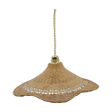 Hanging lamp wicker