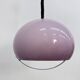 Mid-century purple plastic hanging lamp Harvey Guzzini for Meblo, 1970s