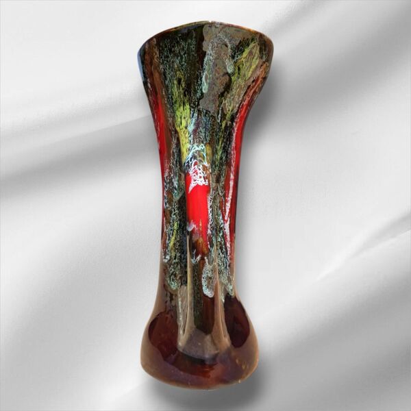 Magnifique vase abstrait en céramique de Vallauris, France, années 1950