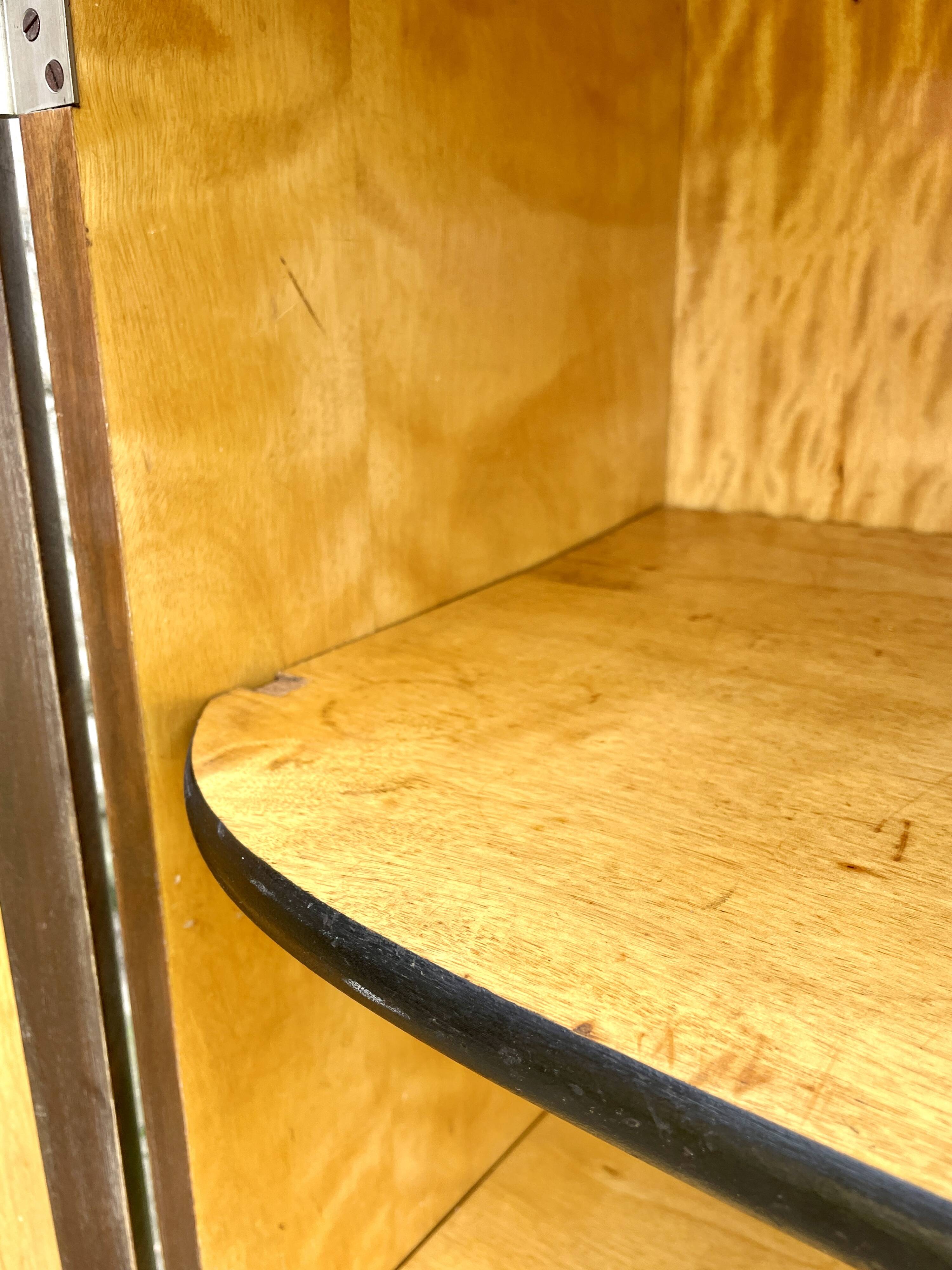 Low sideboard in black marble, Art Deco, 1930s