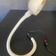 Lampe blanche Hebi d’ Isao Hosoe pour Valenti blanc crème vintage 1970