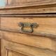 Antique two-body buffet in solid wood