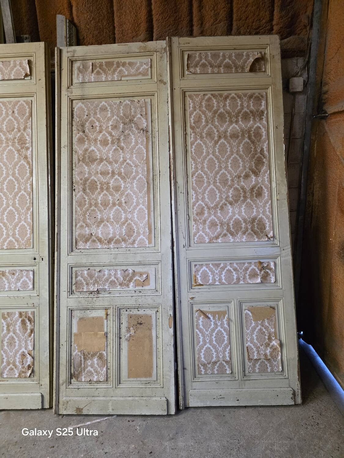 4 old partition doors from the 19th century