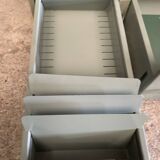 Structure of 6 vintage industrial lockers