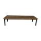 Coffee table in steel and wood