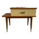 Asymmetrical bedside table vintage year 50/60