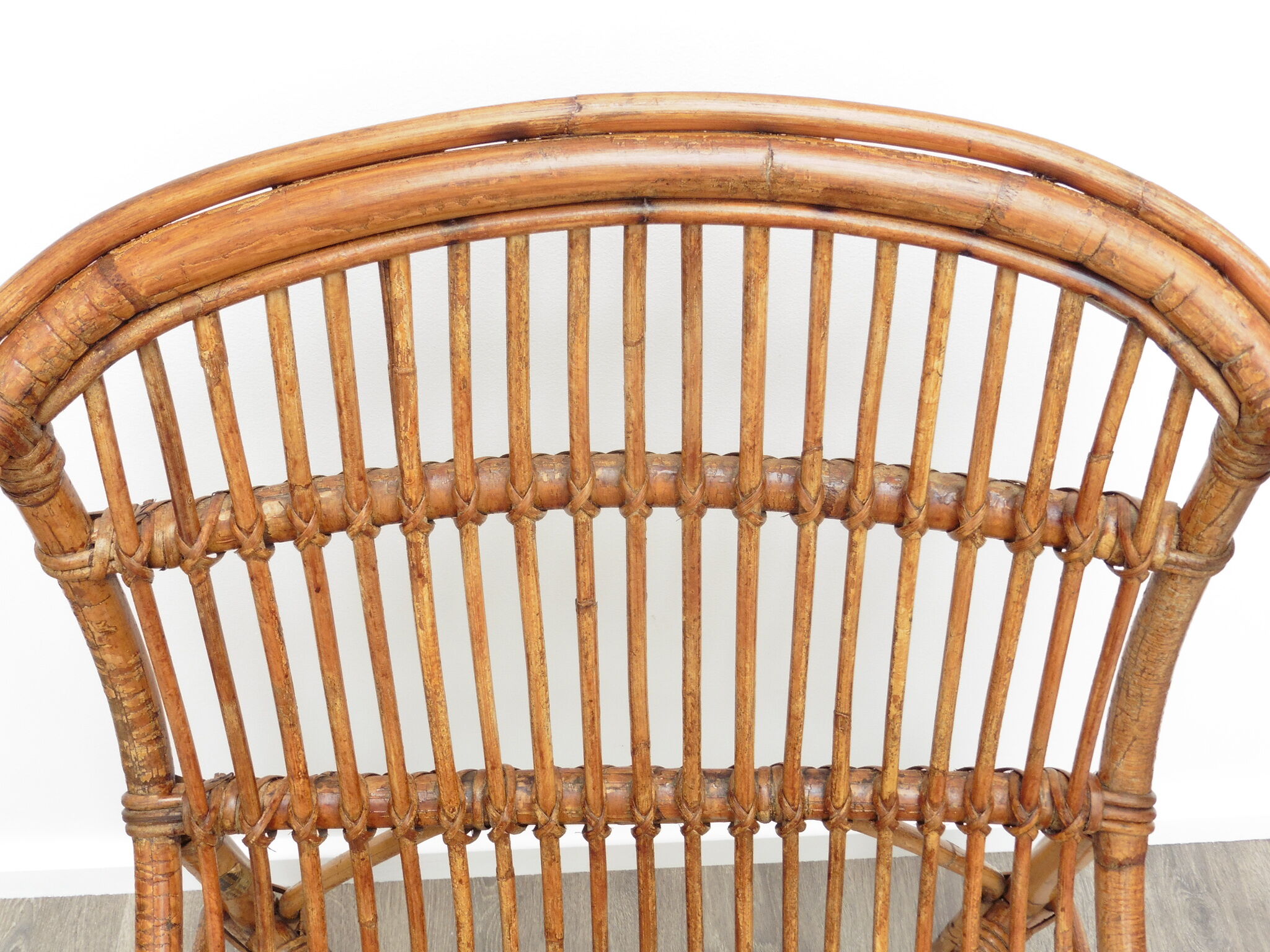 Rattan armchair