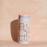 The dancers - ceramic vase