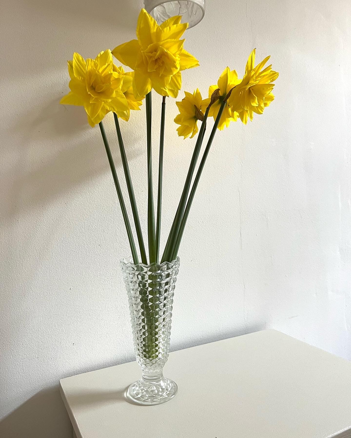 Vase en verre ciselé