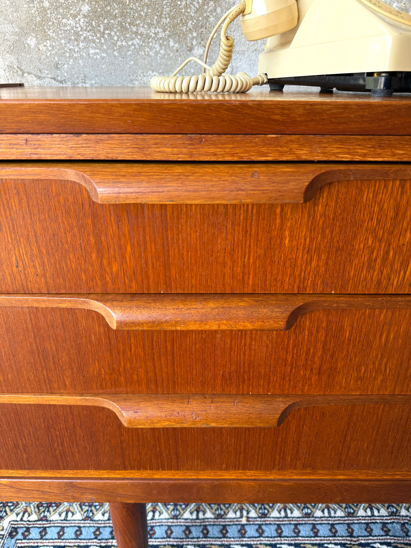 Vintage Scandinavian teak sideboard, 1960.