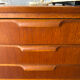 Vintage Scandinavian teak sideboard, 1960.
