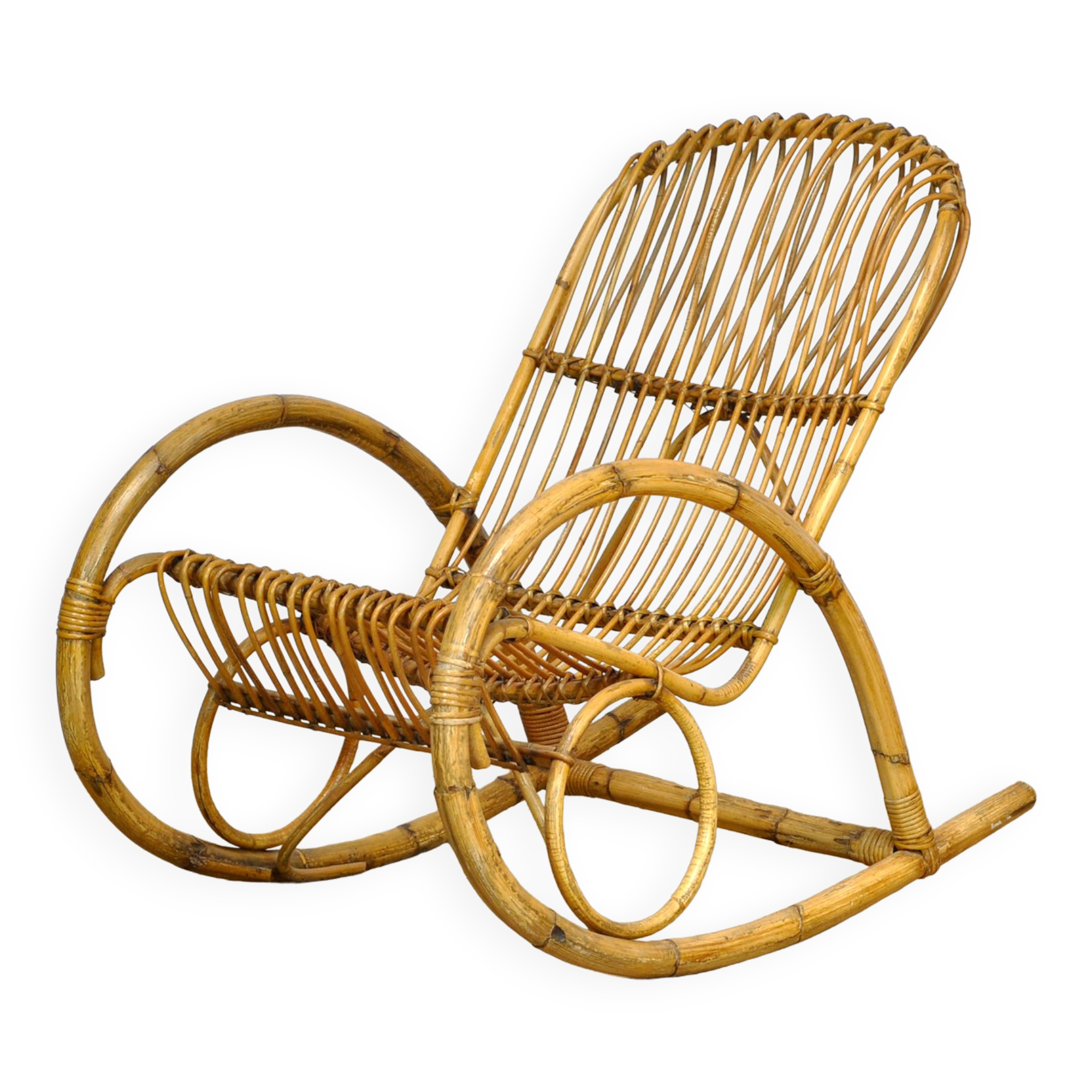 Rocking chair par Rohé Noordwolde, années 1960