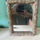 Petit miroir bois doré