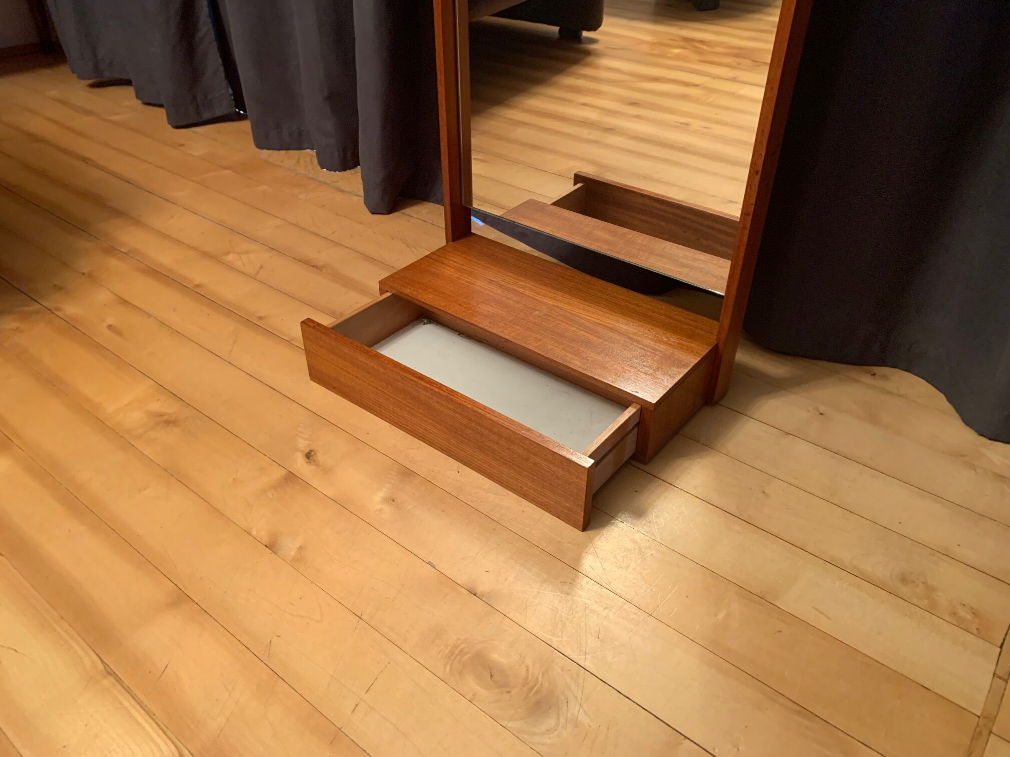 Mirror, wall dressing table, 1970s