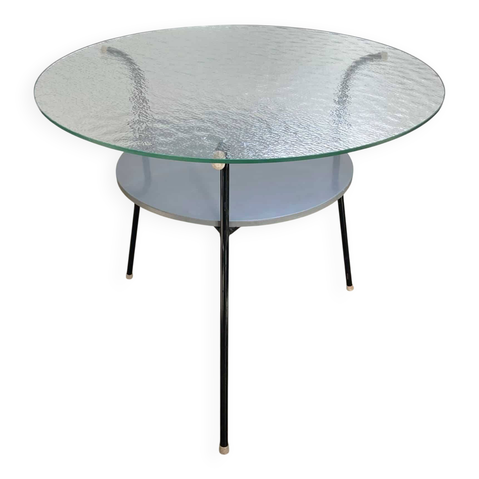 Vintage tripod Dutch design coffee or side table, 1950/60s