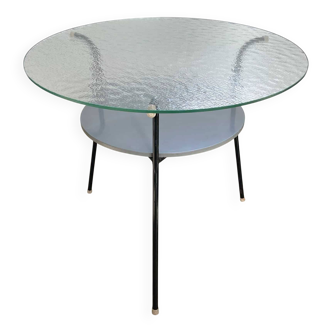 Vintage tripod Dutch design coffee or side table, 1950/60s