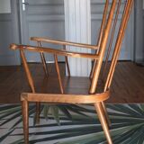 Baumann Fan armchair with bars