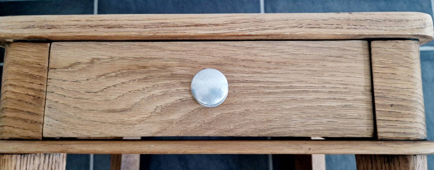 1940s oak side table