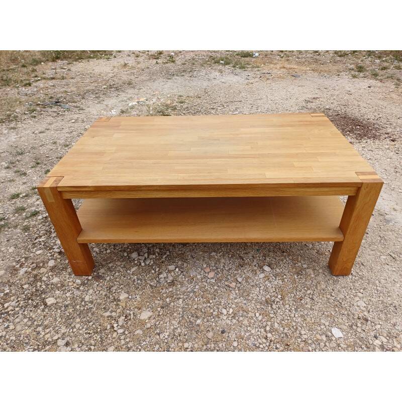 Oak coffee table