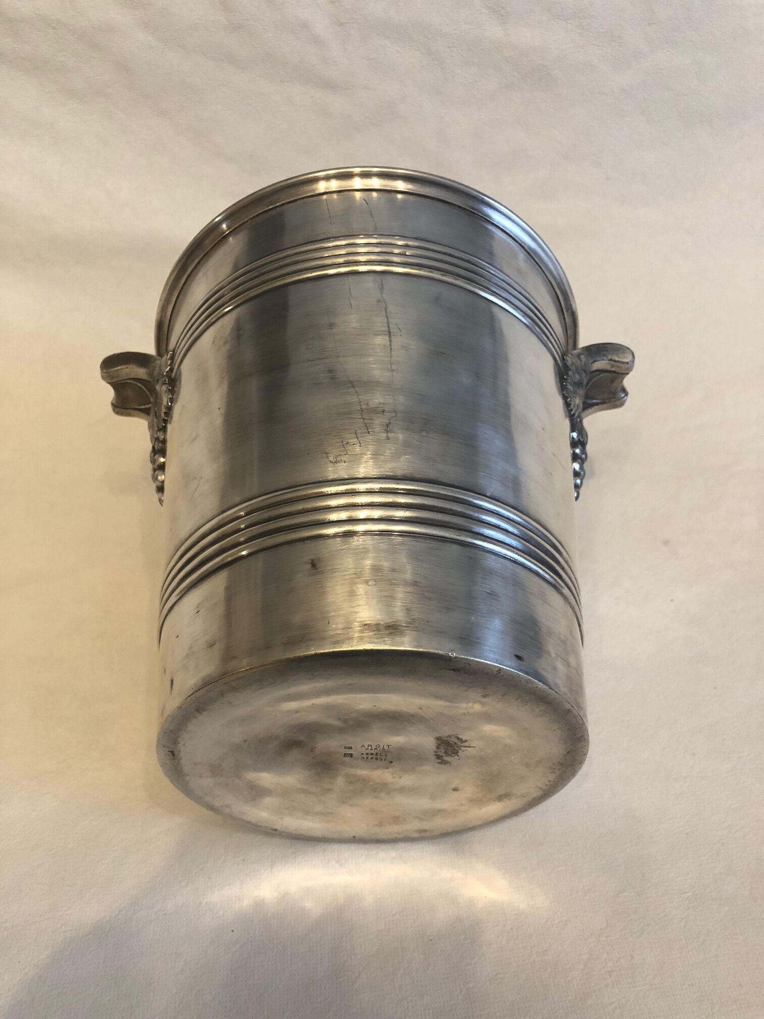 Champagne bucket silver Paris