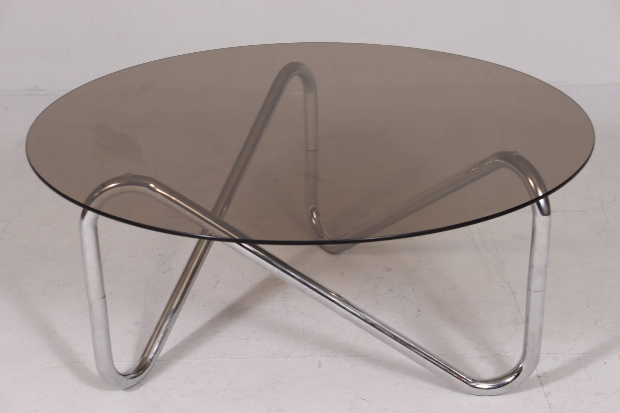 French tubular steel coffee table/coffee table, 1970s