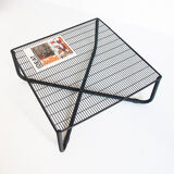 Vintage iron coffee table "Jarpen" by Niels Gammelgaard for Ikea, 1983
