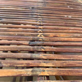 Vintage rattan table