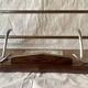 Art Deco wooden wall coat rack
