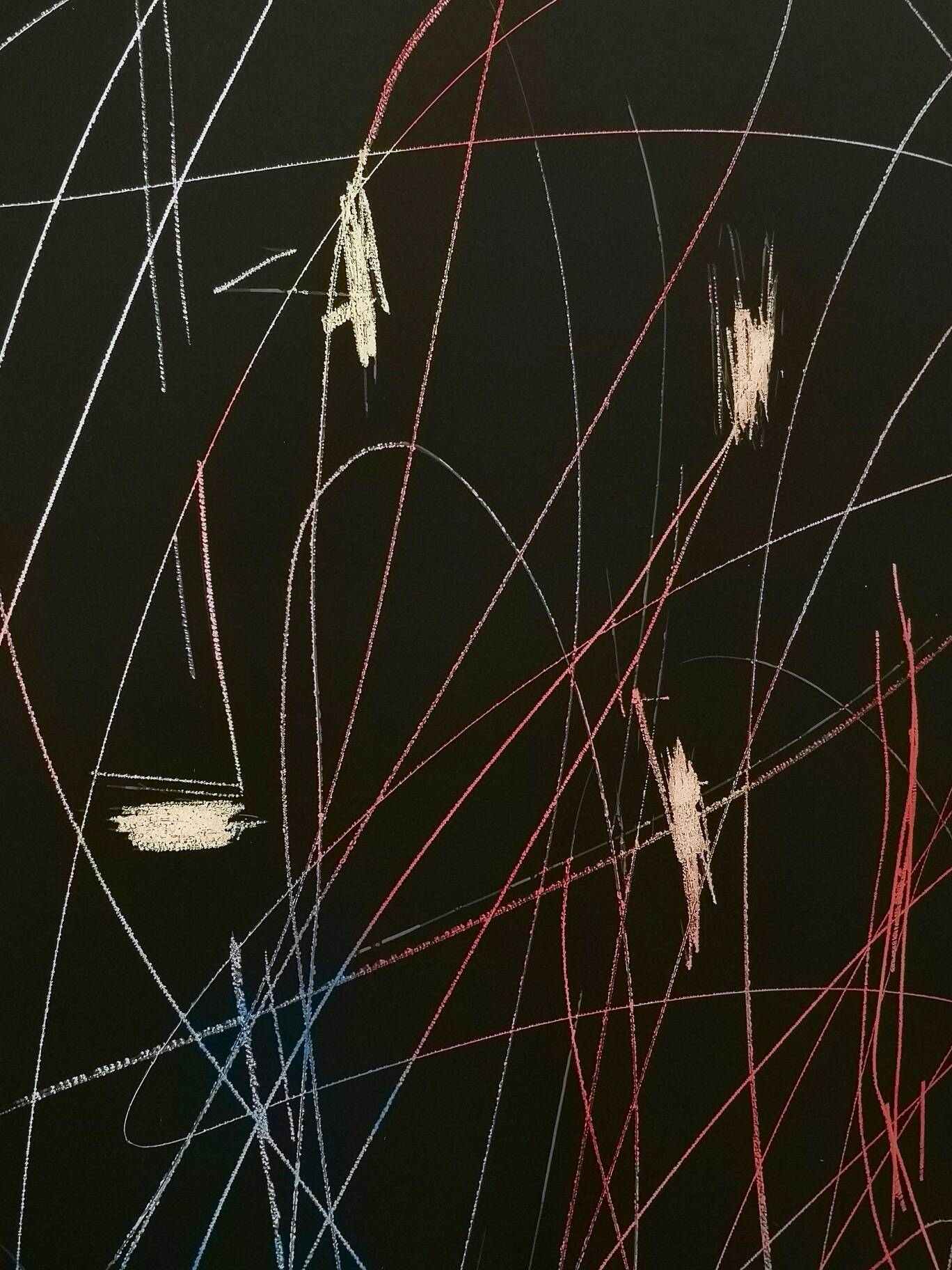 1950s Style Dining Table with Glass Top Lacquered by Enzio Wenk, Italy, 2019