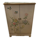 White lacquered Chinese wardrobe