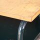 Desk with bauhaus style tubular steel chair