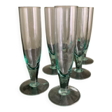 Flûtes à champagne en verre