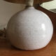 Ceramic table lamp and rafia