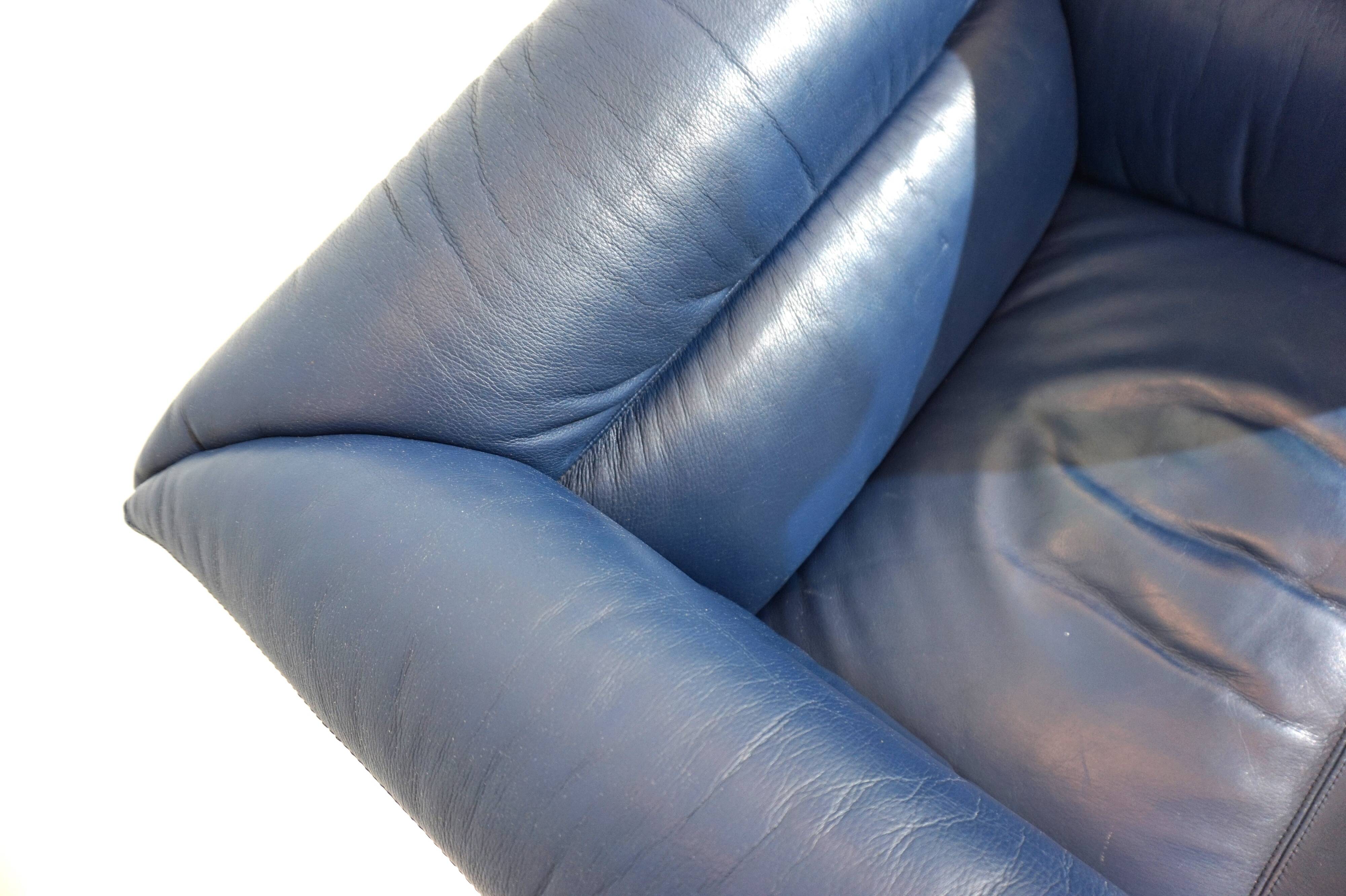 Fauteuil en cuir Poltrona Frau Interlude de Marco Zanuso