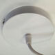 Large suspension in holophane pleated glass prismatic old lampshade